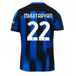 Inter Milan Henrikh Mkhitaryan #22 Hemmatröja 2023-24 Kortärmad